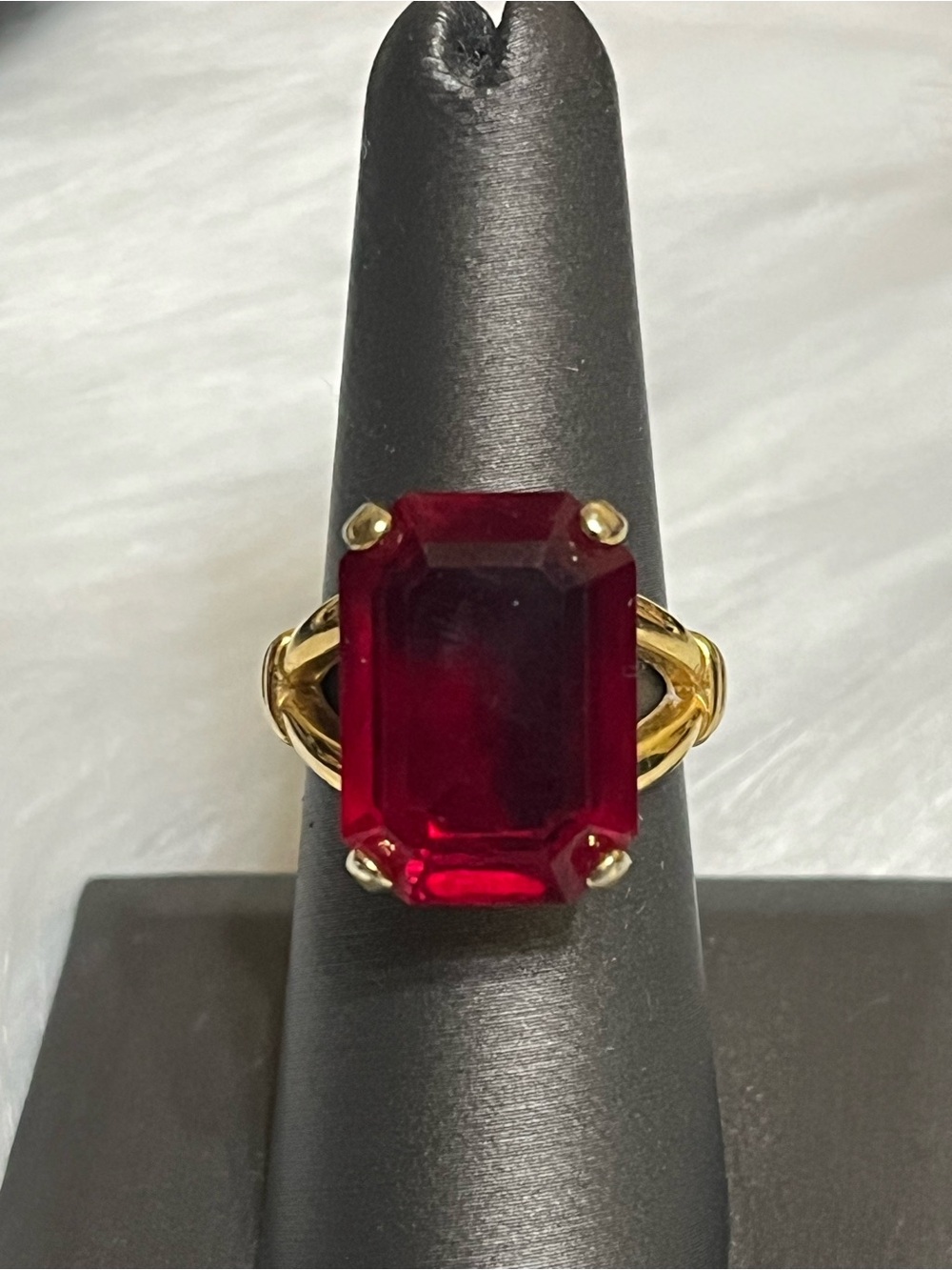 14K GP Elvira Magic Ruby Ring